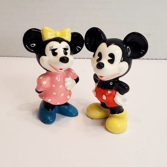 Other - Vintage Disney Porcelain Figurines, Mickey and Minnie Statues